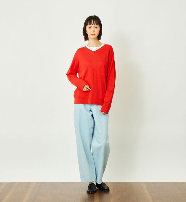 MACKINTOSH PHILOSOPHY「GREY LABEL ファインコットンVネックニット」|ニット・セーター|