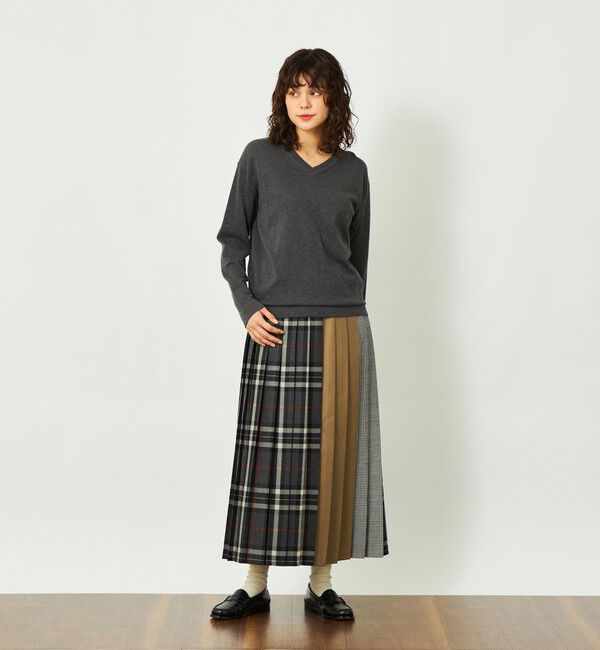 MACKINTOSH PHILOSOPHY「GREY LABEL ファインコットンVネックニット」|ニット・セーター|