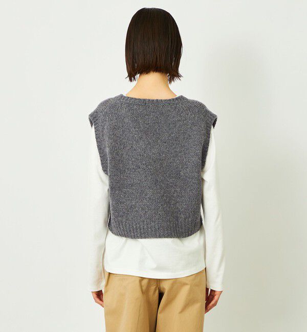 MACKINTOSH PHILOSOPHY「GREY LABEL ローゲージショートベスト」|ニット・セーター|