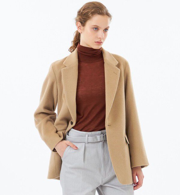 MACKINTOSH PHILOSOPHY「【WEB&一部店舗限定】アンゴラウールシャギージャケット」|テーラードジャケット|ベージュ