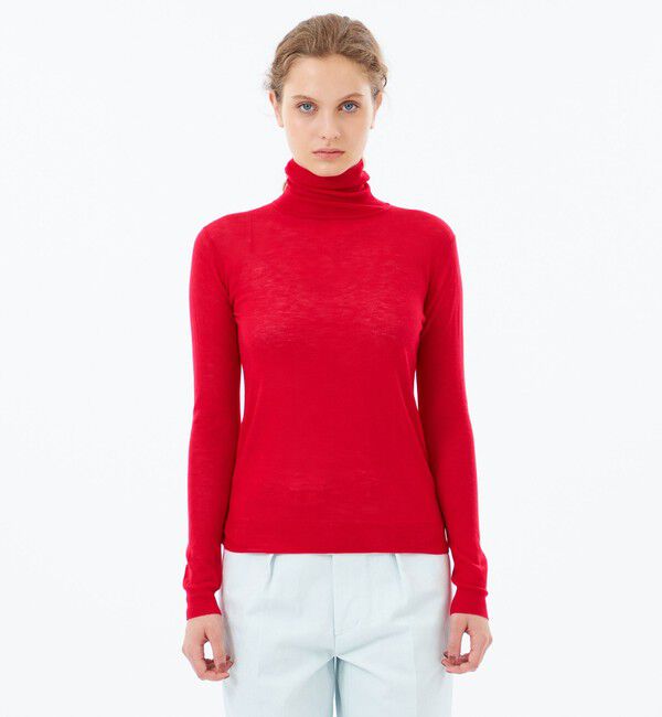 MACKINTOSH PHILOSOPHY「【WEB&一部店舗限定】ファインウールハイゲージタートルニット」|ニット・セーター|