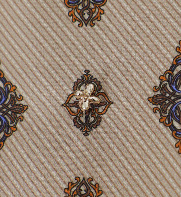  「レジメンタルオーナメントドレス」|ワンピース|