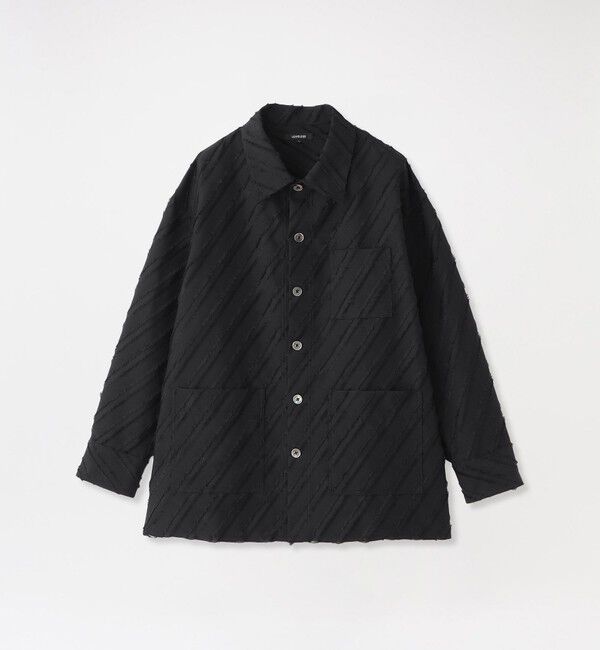  「ダイアゴナルカットジャガードオーバーシャツ」|シャツ・ブラウス|