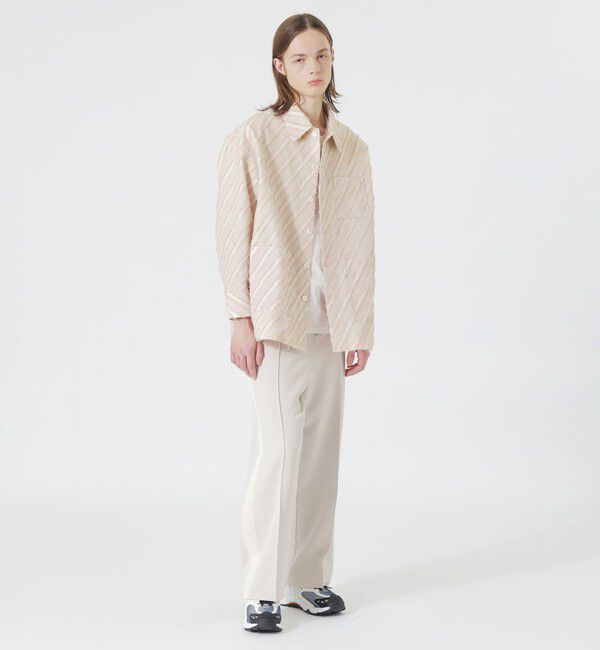  「ダイアゴナルカットジャガードオーバーシャツ」|シャツ・ブラウス|
