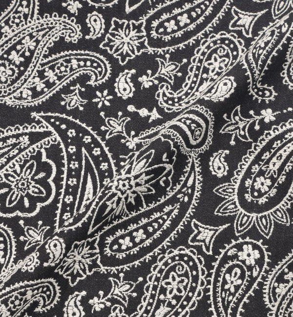  「ペイズリージャカードデニムブルゾン」|ブルゾン・スタジャン|