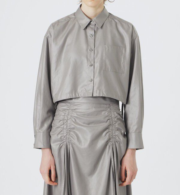  「グロッシークロップドシャツ」|シャツ・ブラウス|