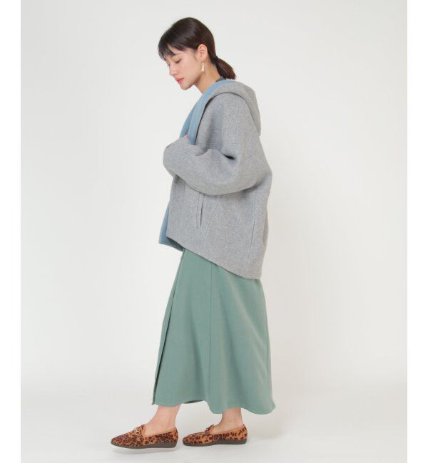 IKKA LOUNGE「フード配色ユルシルエットコート」|その他|