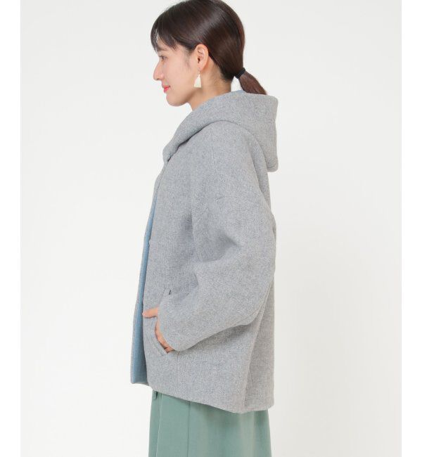 IKKA LOUNGE「フード配色ユルシルエットコート」|その他|