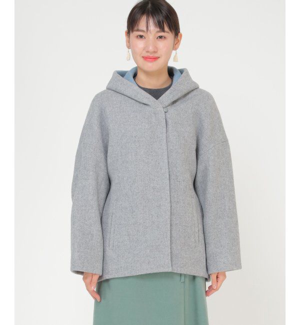 IKKA LOUNGE「フード配色ユルシルエットコート」|その他|