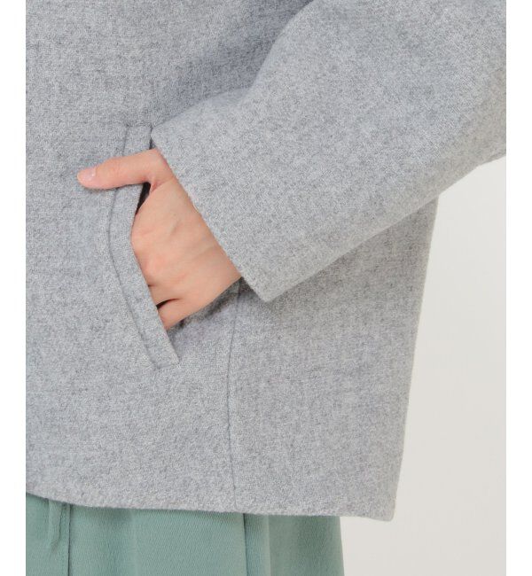 IKKA LOUNGE「フード配色ユルシルエットコート」|その他|