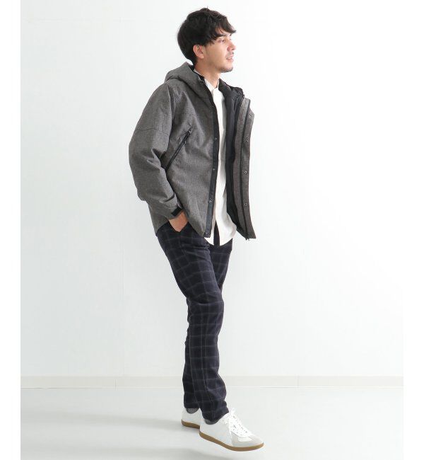 ikka「【撥水】sorona 3WAYライトハーフ」|ブルゾン・スタジャン|