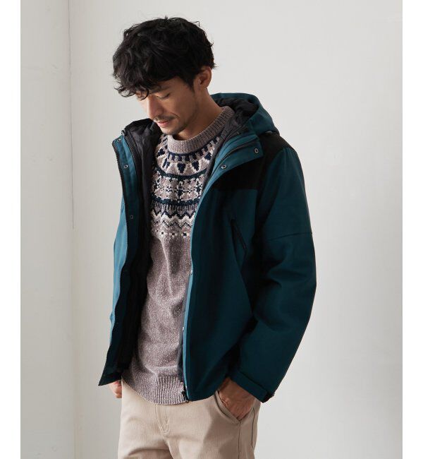 ikka「【撥水】sorona 3WAYライトハーフ」|ブルゾン・スタジャン|