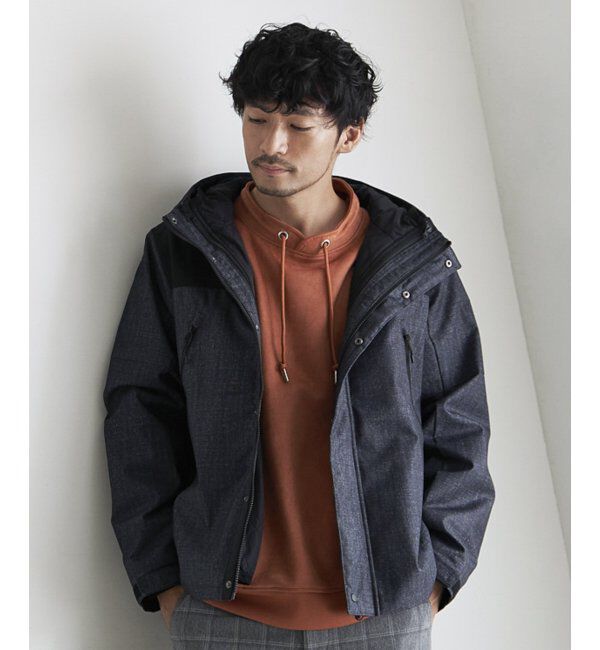 ikka「【撥水】sorona 3WAYライトハーフ」|ブルゾン・スタジャン|