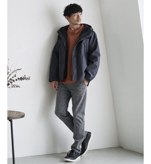 ikka「【撥水】sorona 3WAYライトハーフ」|ブルゾン・スタジャン|