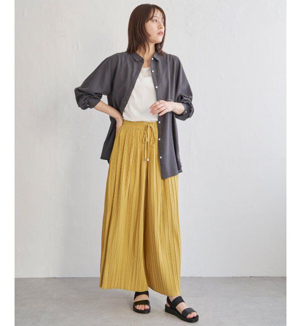 ikka「フレンチリネンMIX長袖シャツ」|シャツ・ブラウス|