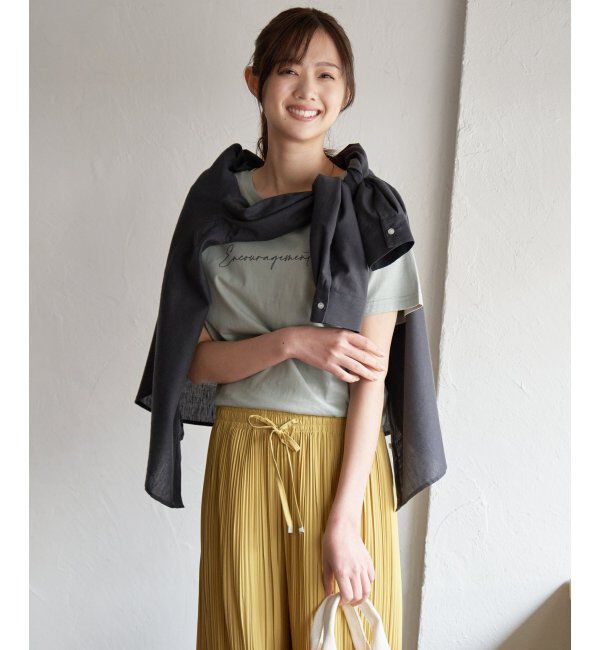 ikka「フレンチリネンMIX長袖シャツ」|シャツ・ブラウス|