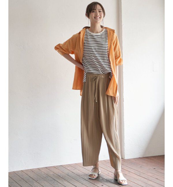 ikka「フレンチリネンMIX長袖シャツ」|シャツ・ブラウス|