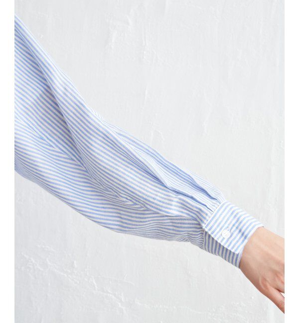 ikka「フレンチリネンMIX長袖シャツ」|シャツ・ブラウス|