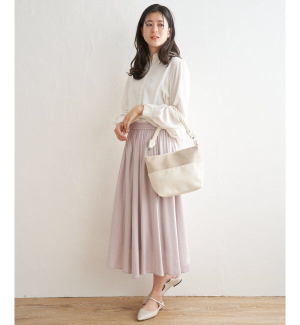 ikka「フレンチリネンMIX長袖シャツ」|シャツ・ブラウス|