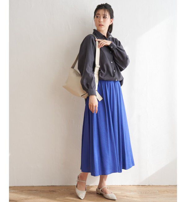 ikka「フレンチリネンMIX長袖シャツ」|シャツ・ブラウス|