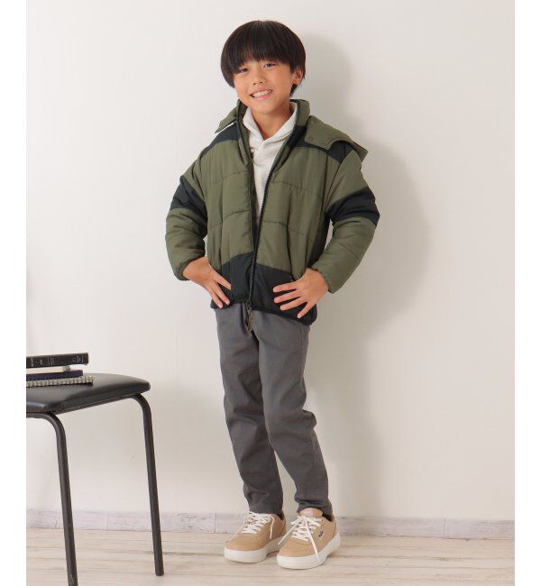 ikka kids「フード脱着中綿切り替えジャケット（120~160cm）」|その他|