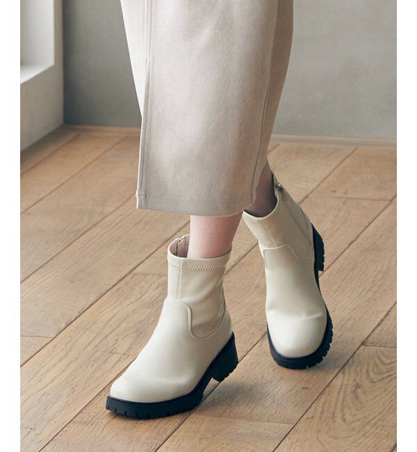 ikka「PUストレッチトラックソールブーツ」|その他|