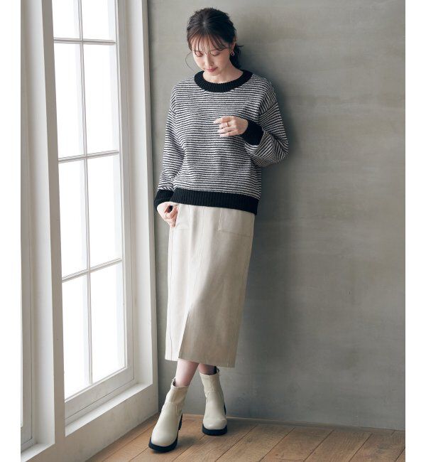 ikka「PUストレッチトラックソールブーツ」|その他|