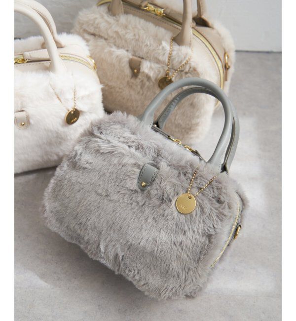 ikka「エコファー２ＷＡＹミニショルダー」|その他|グレー