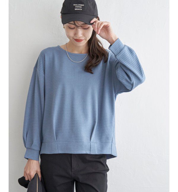 ikka「リップル裾タックプルオーバー」|その他|