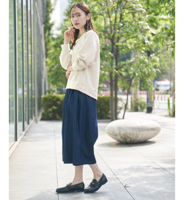 ikka「リップル裾タックプルオーバー」|その他|