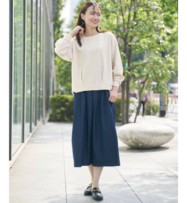 ikka「リップル裾タックプルオーバー」|その他|