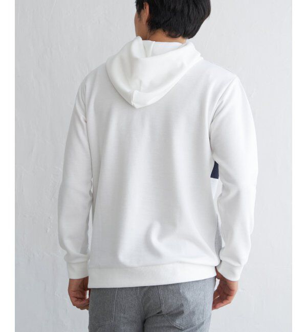 ikka「ブロックスジャカードパーカー」|パーカー|