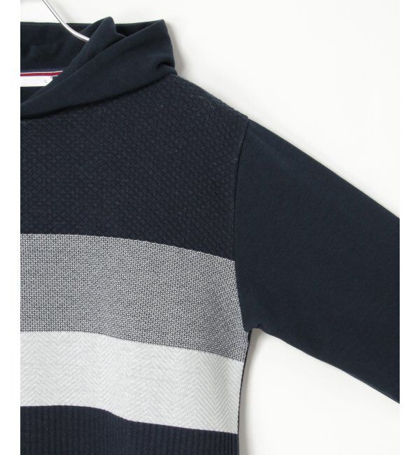 ikka「ブロックスジャカードパーカー」|パーカー|