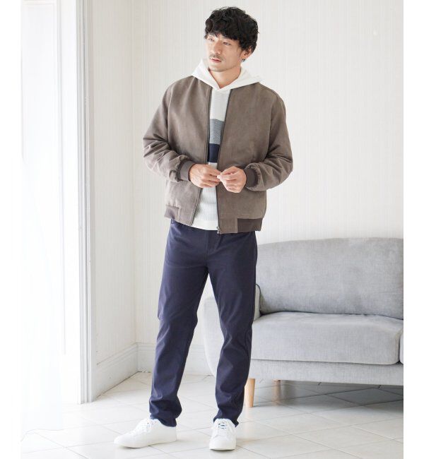 ikka「ブロックスジャカードパーカー」|パーカー|