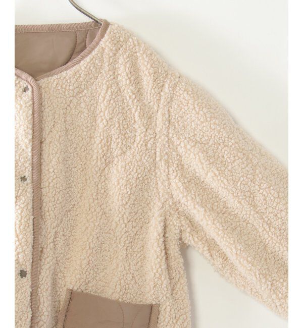 ikka kids「【親子おそろい】2WAYキルトボアジャケット（110~160cm）」|その他|