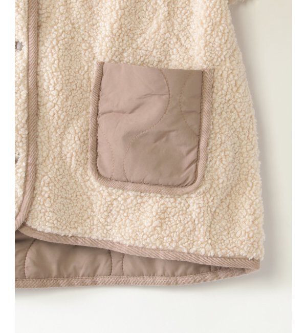 ikka kids「【親子おそろい】2WAYキルトボアジャケット（110~160cm）」|その他|