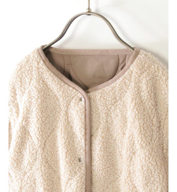 ikka kids「【親子おそろい】2WAYキルトボアジャケット（110~160cm）」|その他|