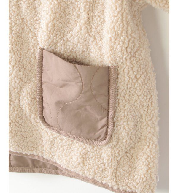 ikka kids「【親子おそろい】2WAYキルトボアジャケット（110~160cm）」|その他|