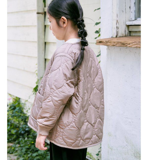 ikka kids「【親子おそろい】2WAYキルトボアジャケット（110~160cm）」|その他|