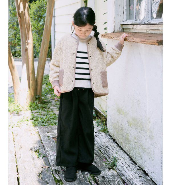 ikka kids「【親子おそろい】2WAYキルトボアジャケット（110~160cm）」|その他|