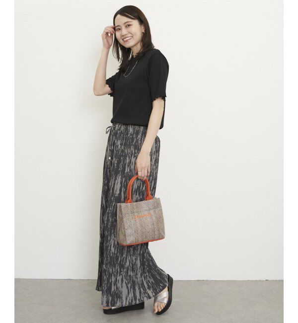 ikka「ラメテレコ前後2WAYメローT」|Tシャツ・カットソー|