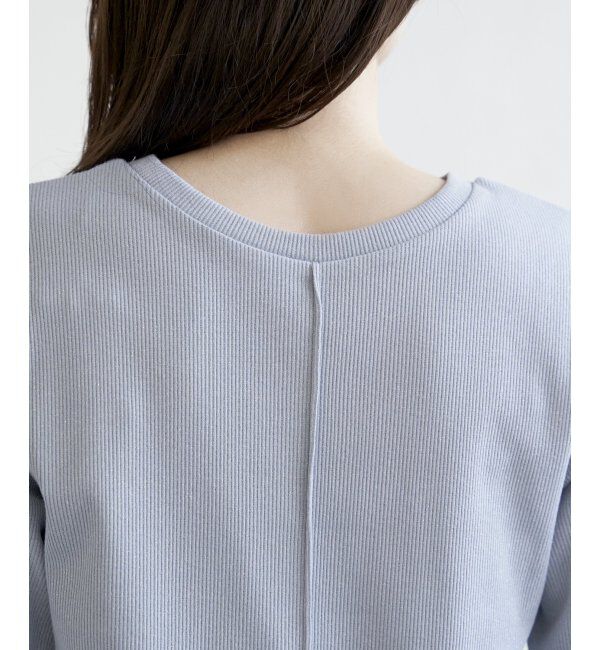 ikka「ラメテレコ前後2WAYメローT」|Tシャツ・カットソー|