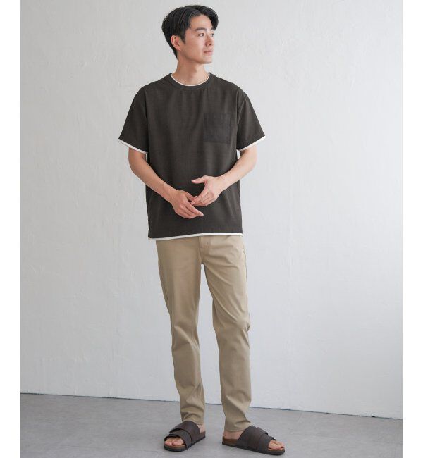 ikka「イージーケアリネンライクシャツT」|シャツ・ブラウス|