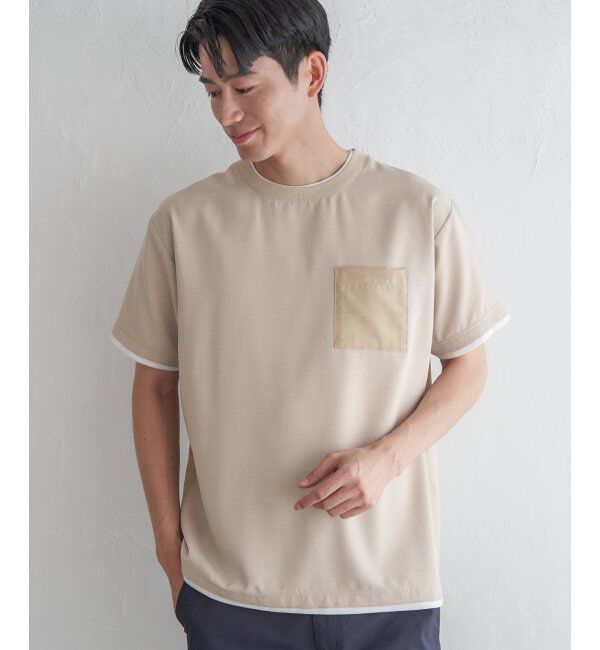 ikka「イージーケアリネンライクシャツT」|シャツ・ブラウス|