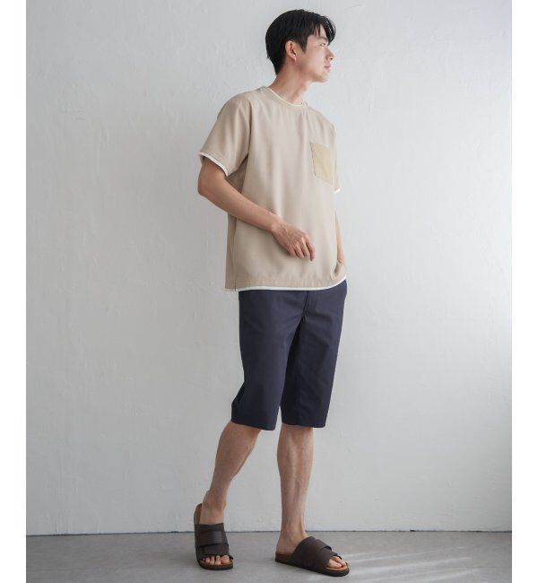 ikka「イージーケアリネンライクシャツT」|シャツ・ブラウス|