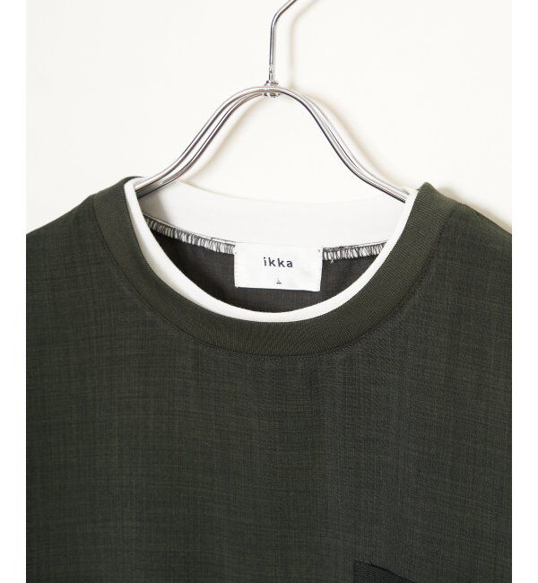 ikka「イージーケアリネンライクシャツT」|シャツ・ブラウス|