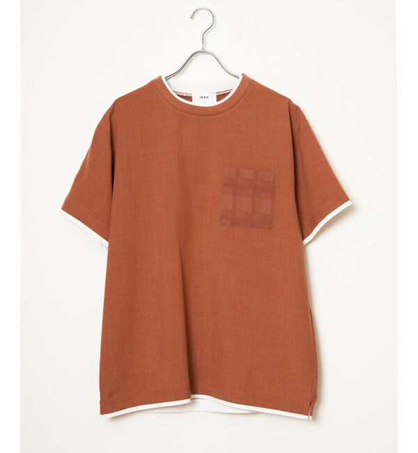 ikka「イージーケアリネンライクシャツT」|シャツ・ブラウス|