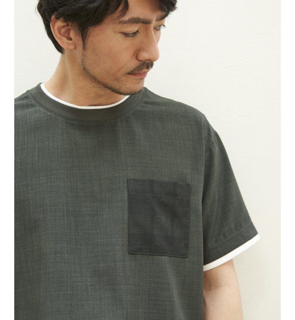 ikka「イージーケアリネンライクシャツT」|シャツ・ブラウス|