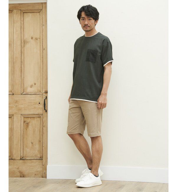 ikka「イージーケアリネンライクシャツT」|シャツ・ブラウス|