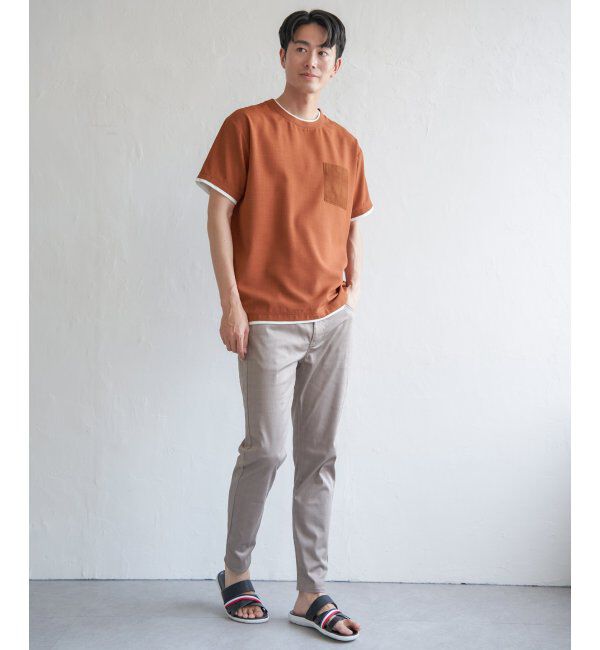 ikka「イージーケアリネンライクシャツT」|シャツ・ブラウス|